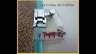 Tuto Couture Comment se servir du Pied à Biais pour Poser du Biais  ValMa Créas [upl. by Tatiana]