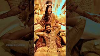 Vicky kaushal and katrina kaif mehndi❤😘 viralvideo shortvideo [upl. by Enimassej]