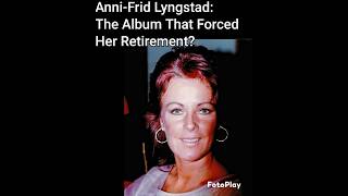 AnniFrid Lyngstad of ABBA Was This The Album That Forced Her Retirement [upl. by Germain]