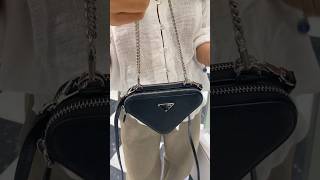 PRADA MINI SAFFIANO LEATHER POUCH [upl. by Amaso506]