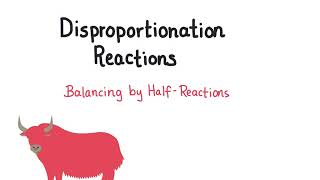 Balancing Disproportionation Reactions using Half Reactions [upl. by Maddi]