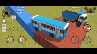 Indian dumper and business india game gaming dumper bussimulatorbusgames3d [upl. by Ecinereb49]