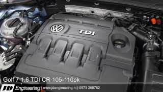 Golf 7 16 TDI 105110pk BlueMotion 140pk 320Nm [upl. by Satterlee517]