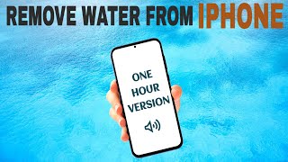 Sound To Remove Water From iPhone Speaker ONE HOUR [upl. by Elbys434]