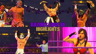 VCW RAZORS EDGE III Highlights [upl. by Thordis]