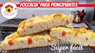 LA FOCACCIA CASERA MAS RICA con poquitos ingredientes [upl. by Eceinert890]