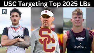 USC Going After Top LBs In 2025 Class  USC Football Recruiting [upl. by Ingemar]