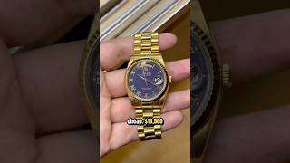 PT1 Buying a rare purple dial Day date 36mm from Benny We had to have a big flip on the watch [upl. by Ahsienek926]