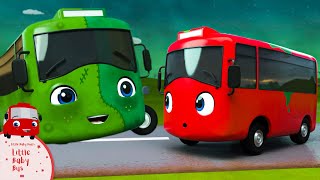 Zombie Buster At The Carwash  Red Buster  bus cartoon  fun kids show [upl. by Nahtannhoj472]