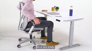 Acuity WeightActivated Mesh Back Task Chair [upl. by Lipps11]