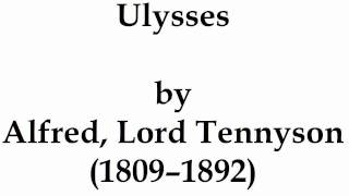 quotUlyssesquot by Alfred Lord Tennyson read by Tom OBedlam [upl. by Ubana]