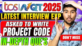 🚨TCS NQT 2025 Latest Interview experience Unexpected Ques You Wont Believe😱 [upl. by Anoval]