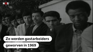 MAROKKO Zo werden gastarbeiders geworven in 1969 [upl. by Ihcelek]