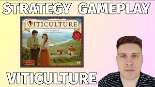 Viticulture Essential Edition  Alpha Gameplay and Basic Strategy Guide [upl. by Spain174]