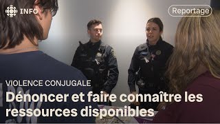 Lutte contre la violence conjugale  opération de sensibilisation au Québec [upl. by Asseral]