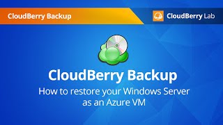 How to restore Windows Server to Azure VM [upl. by Ymrej]