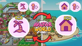 UPDATE 😍 HOW TO GO TO THE BEACH and BACK TO HOME 🏖️🏡 AVATAR WORLD SECRETS [upl. by Aehcim665]