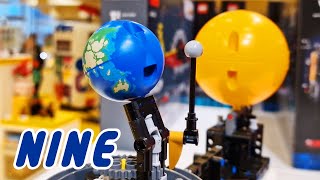 This Lego set shows you how the earth and moon orbit the sun [upl. by Aitropal558]