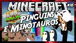 PandaCraft  Coisas novas e dungeon do minotauro 16 [upl. by Ardnued]