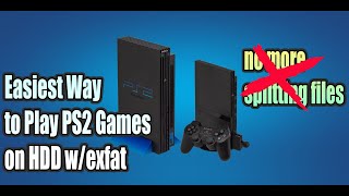 How to play games on your PS2 using hdd on Exfat [upl. by Opiak685]