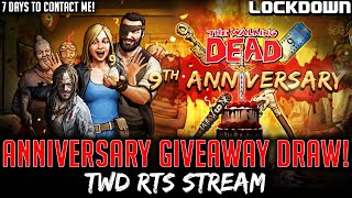 TWD RTS Anniversary Giveaway Draw The Walking Dead Road to Survival [upl. by Pomcroy263]