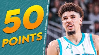 LaMelo Ball CRAZY 50 POINTS vs Bucks 🔥 FULL Highlights [upl. by Severen42]