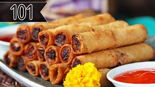 How To Make Homemade Lumpia [upl. by Aiksa258]