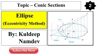 2 Ellipse GeneralEccentricity Method [upl. by Eniamrej]