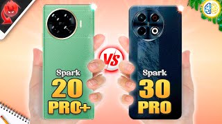 Tecno Spark 20 Pro Plus vs Tecno Spark 30 Pro⚡Full Review [upl. by Arlina]