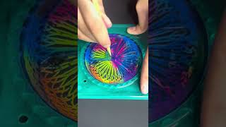 Warning This Scratch Paper Spirograph Will Give You Chills Can You Watch It shorts art asmr [upl. by Drarig]