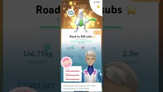 SHUNDO LUCKY MEWTWO POKÉMON GO 😮 🔥 💯 shorts pokemongo [upl. by Enneite753]