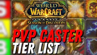 Classic WoW Season of Discovery PVP Mage Warlock Shaman Druid Priest Tier List Revealed [upl. by Hteazile]