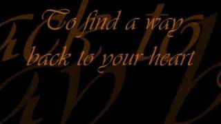 Backstreet boys Back to your heart lyrics [upl. by Avla542]