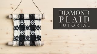 Diamond Twill Plaid Tutorial  FREE PDF Pattern [upl. by Seebeck]