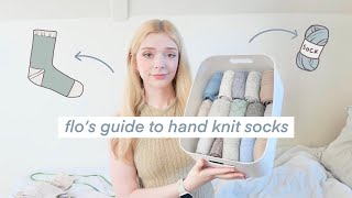 everything you need to know to start knitting socks 🧦🧶 [upl. by Zwart]