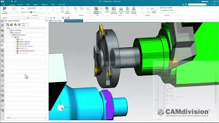 CAMdivision amp Mazak G512G502 Polygonal Machining option [upl. by Asirb]