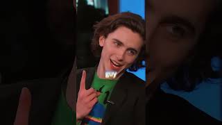 Timothée Chalamet gets shy when complimentedshorts timothéechalamet dune hollywood actor [upl. by Astera]