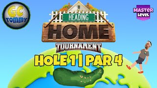 Master QR Hole 1  Par 4 EAGLE  Headed Home Tournament Golf Clash Guide [upl. by Yetsirhc457]