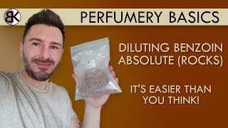 Perfumery Basics Diluting Benzoin Absolute  Its Pretty Easy [upl. by Dorelia]