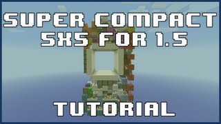 Outdated Super Compact 5x5 Piston Door Tutorial 1080 Blocks Works in 15 [upl. by Regen]