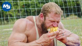 2000 Calorie Ostrich Egg Eating Challenge  Jujimufu amp Antoine Vaillant [upl. by Osher2]