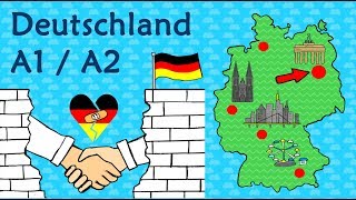 Deutsch A1  A2 Deutschland  Geographie amp Kultur  Learn German Geography amp Culture in Germany [upl. by Massab]