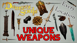 Unique Weapons Guide Every Location  Demons Souls Remake PS5 [upl. by Alleusnoc]