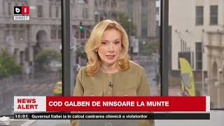 COD GALBEN DE VREME REA ÎN JUMĂTATE DE ȚARĂ VREMEA IN BUCUREȘTI ȘI ÎN ȚARĂ ASTĂZIȘtiri B1TV30sept [upl. by Tana]