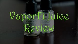 Vapor Fi Juice Review [upl. by Eigna]