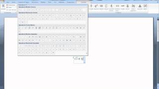 Inserir Simbolos matematicos no word [upl. by Dumond]