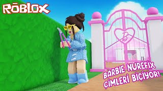 BARBIENİN EVİ BÜYÜYOR ÇİMLERİ LABİRENT YAPTIM🤣Roblox Barbie DreamHouse Tycoon [upl. by Newmann312]