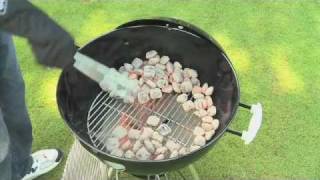 How To Set Up Your Kettle For Indirect Grilling  Weber Grills [upl. by Lorrac622]