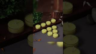 Best Diwali Decor  Tealights  Tlights candles diwali homedecor tealight tlights asmr [upl. by Felicle]