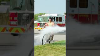 Brave man Vs a firehose [upl. by Salis]